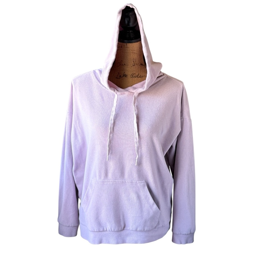 Marc New York light purple cropped hoodie sweatshirt Women’s size large | zz1